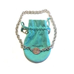 Tiffany & Co. Oval Tag Necklace *VINTAGE*